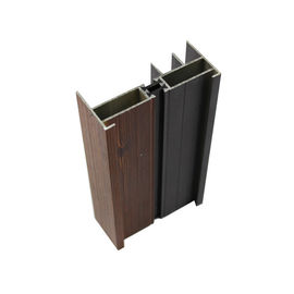 Профили T5 T6 высокого финиша древесины твердости алюминиевые для двери/занавесов кухни