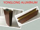 Алюминиевая деревянная дверь зерна профилирует цвет/длину/формирует подгонянный