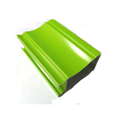 Green Powder Coated Aluminium Extrusions For School Windows Frame